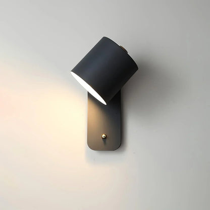 Lunara | Cylindrical Wall Lamp with Plug-In Cord