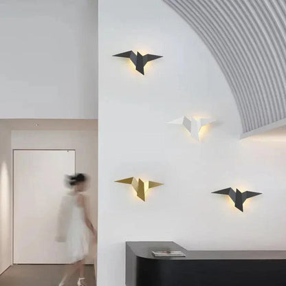 Nordic LED Bird Wall Lamp | Modern Wall Lighting for Bedroom, Staircase & Home Decor