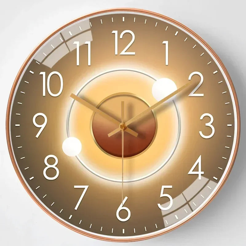 Silent Classic Wall Clock | Non-Ticking Elegant Timepiece for Bedroom & Office