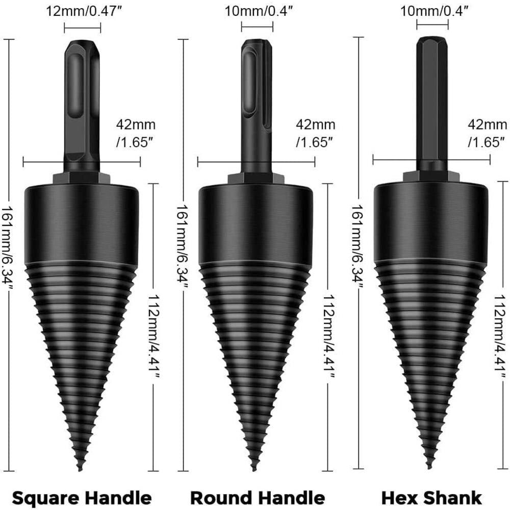 Ahede Shank Firewood Drill Bit - Works With Any Drill