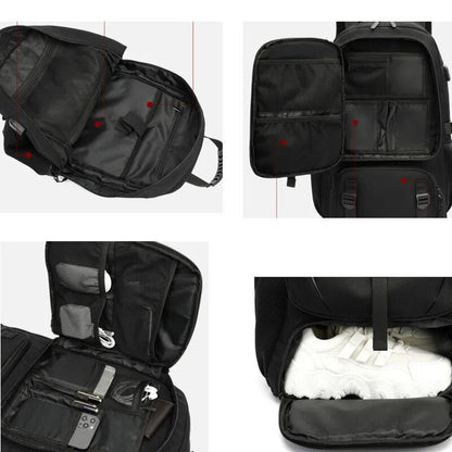 Tech Trek Pro 50-80L – The Ultimate Backpack with USB Charging Port | Durable & Spacious