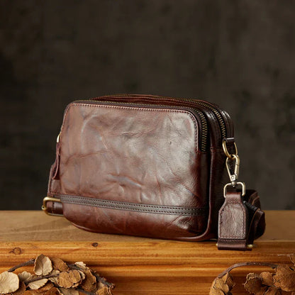 Milo | Retro Genuine Leather Crossbody Sling Bag