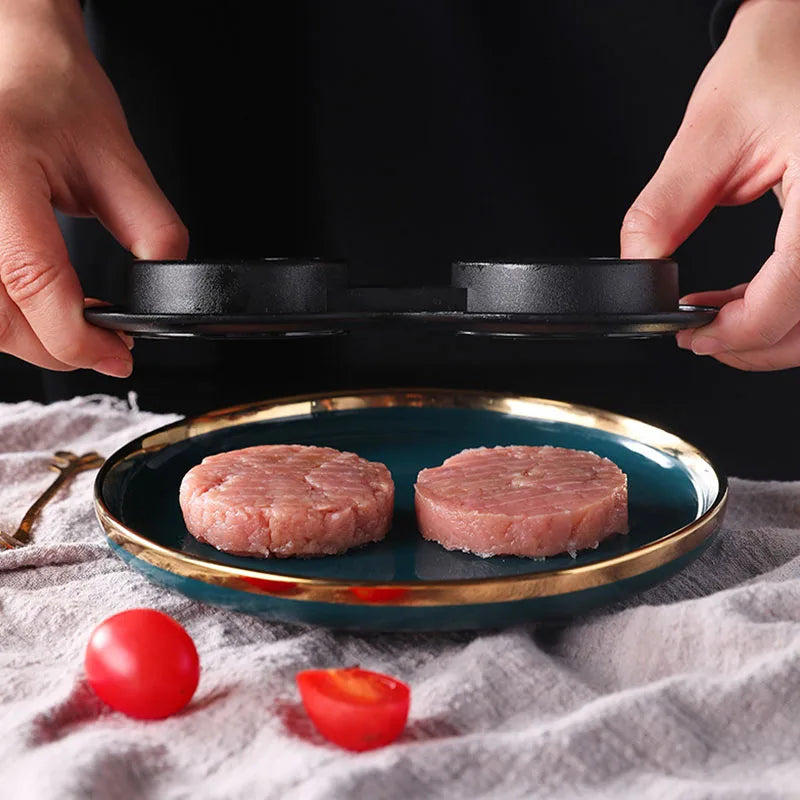 PattiePro | Double Grid Burger Press – Perfectly Shaped Patties Every Time
