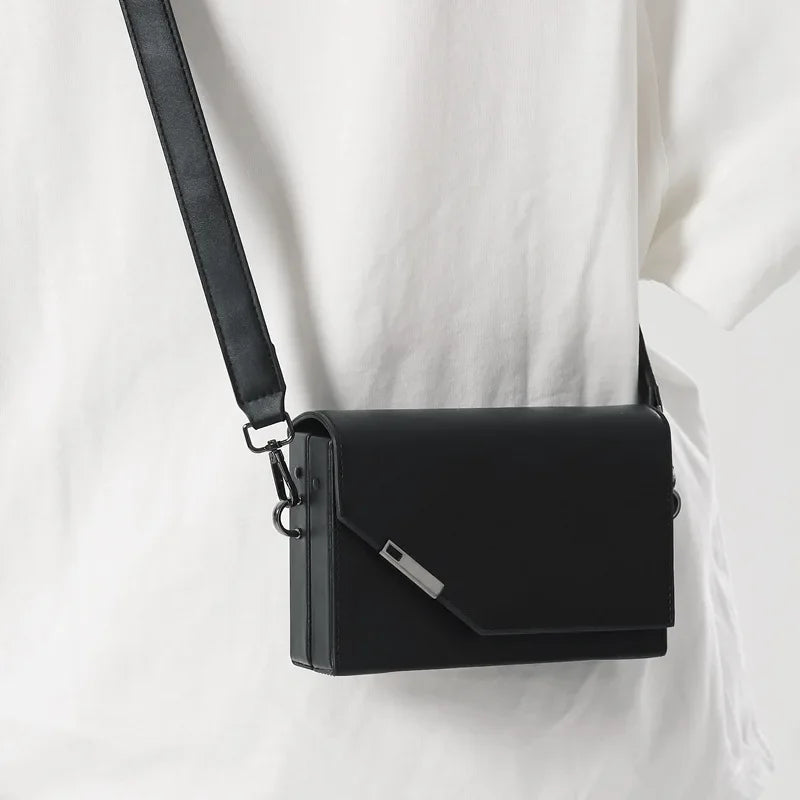 Noah Minimalist Genuine Leather Small Crossbody Sling Bag – Compact Everyday Shoulder Bag