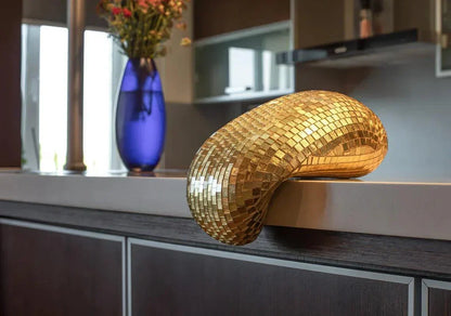 Melting Disco Ball Wall Decor – Unique Reflective Art Piece