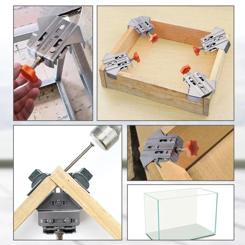 Precision 90° Corner Clamps – Effortless Angle Positioning for Woodworking & DIY