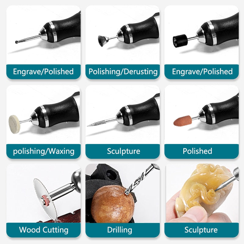 Professional Engraving Pen – Rechargeable Handheld Electric Engraver for Metal, Glass, Wood & More