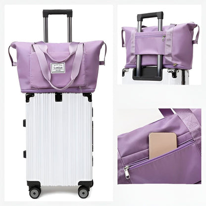 Foldable Waterproof Travel Bag – Lightweight Multipurpose Luggage Tote for Men & Women