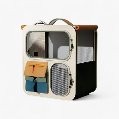 Luna – Cat Travel Backpack with Wheels & Removable Trolley Function