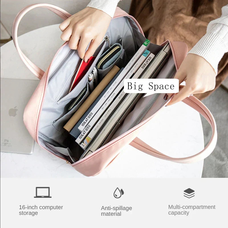 Waterproof Laptop Bag for MacBook Pro & Air – Slim Shockproof Carry Case for Travel & Work