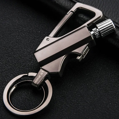 FlareKey – Multifunction Keychain Lighter | Windproof Kerosene Lighter for Outdoor & Everyday Use