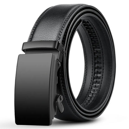 Premium PU Leather Belt – Luxury Automatic Buckle for Men