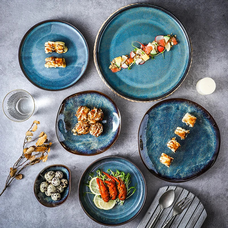 Ocean Breeze 11-Piece Dinnerware Set – Coastal Charm for Your Table