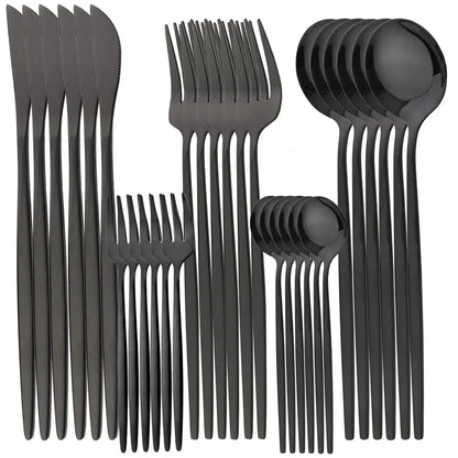 RoyalMirror – Luxury Gold Cutlery Set