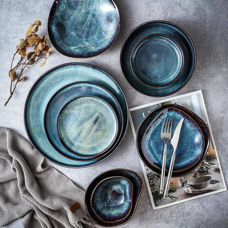 Ocean Breeze 11-Piece Dinnerware Set – Coastal Charm for Your Table