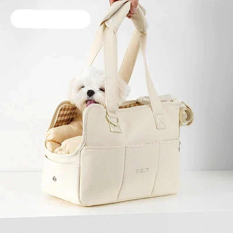 LuxCarry – Durable & Safe Pet Travel Bag for Small Dogs and Cats | Lightweight, Breathable & Stylish