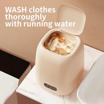 Hadro Mini Portable Washing Machine with Spin Dryer – Compact Automatic Washer for Baby Clothes & Underwear