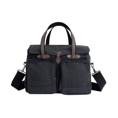 Max | Vintage Canvas Large Crossbody Messenger Travel Bag