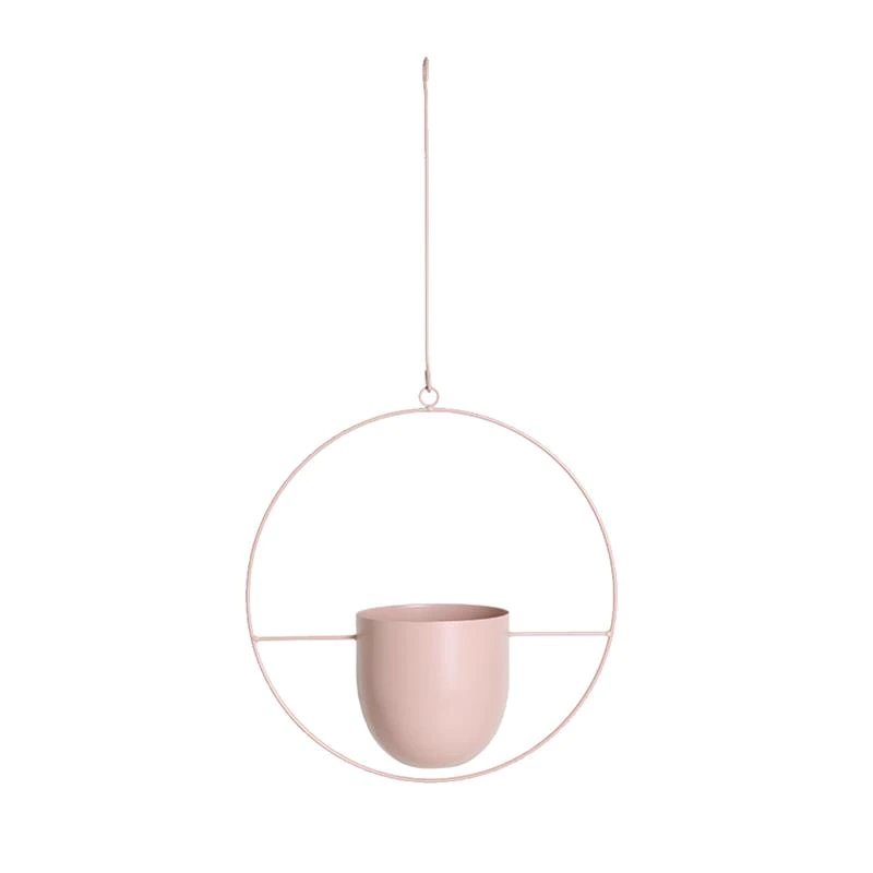 DecoBloom Hanging Planter – Elegant Indoor & Outdoor Metal Plant Pot with Chain