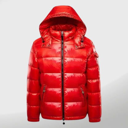 Marty - Luxurious Long-Sleeve Zip-Up Puffer Jacket