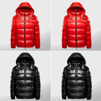 Marty - Luxurious Long-Sleeve Zip-Up Puffer Jacket