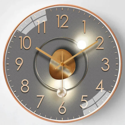 Silent Classic Wall Clock | Non-Ticking Elegant Timepiece for Bedroom & Office