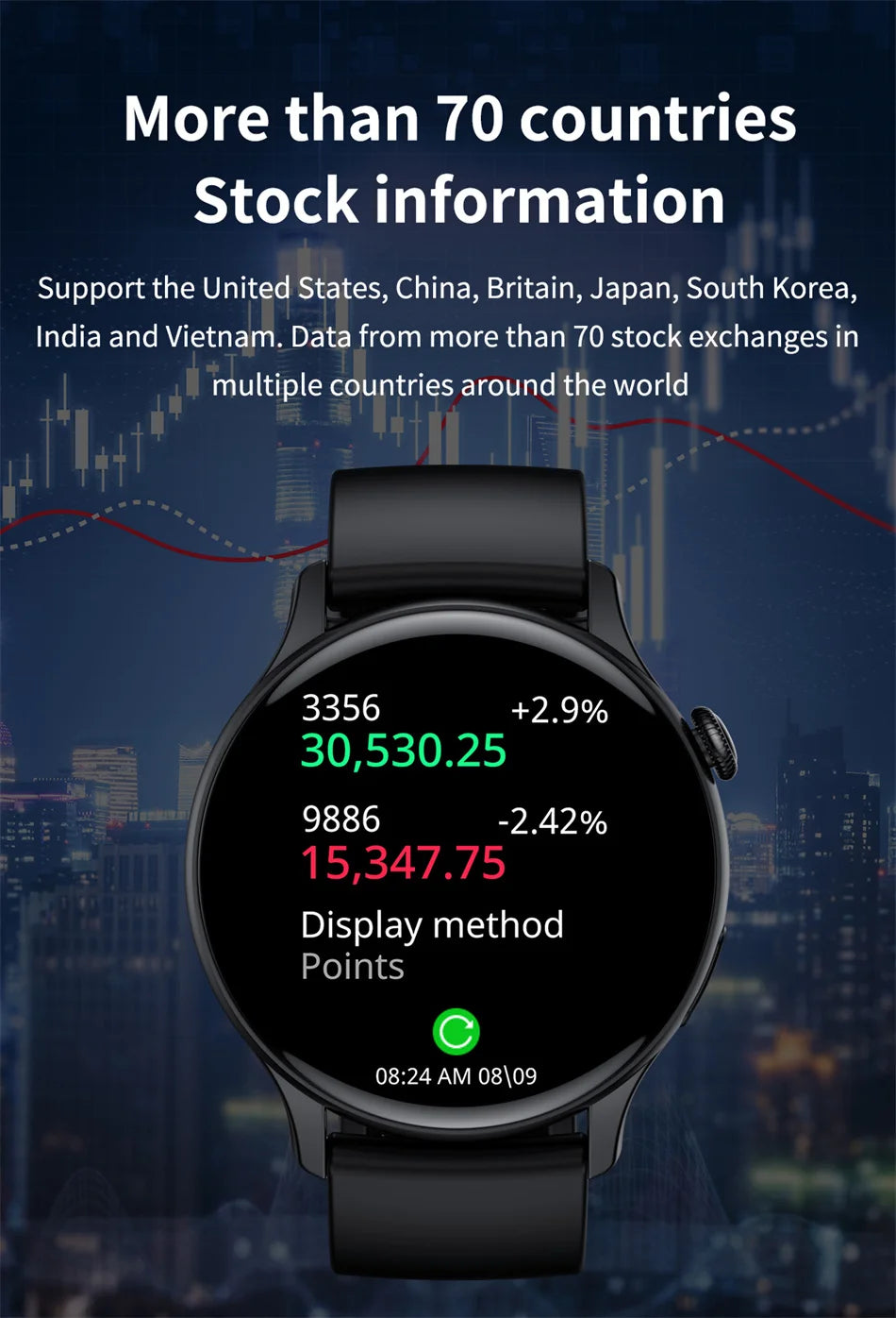 Smart Gold Women’s Smartwatch – Elegant Stainless Steel Design with Activity Tracking & Notifications