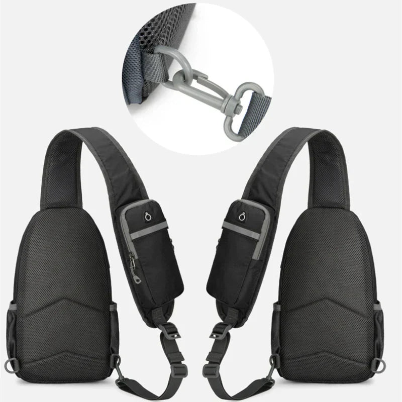 SecurePack | Anti-Theft Waterproof Multi-Pocket Shoulder Backpack – Lightweight Crossbody Travel Bag