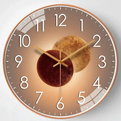 Silent Classic Wall Clock | Non-Ticking Elegant Timepiece for Bedroom & Office