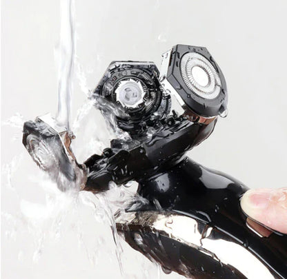 Rechargeable Wet & Dry Electric Shaver for Men – Waterproof Grooming with LCD Display
