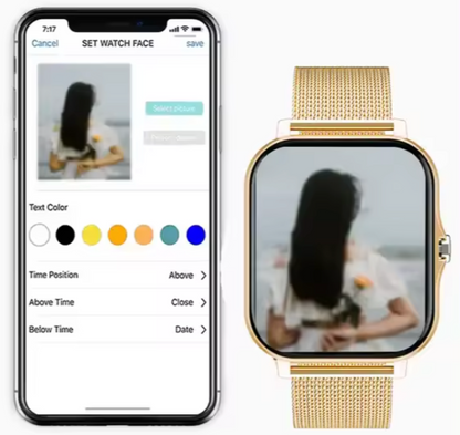 ChicTime – Elegant Women’s Smartwatch with Fitness & Health Features