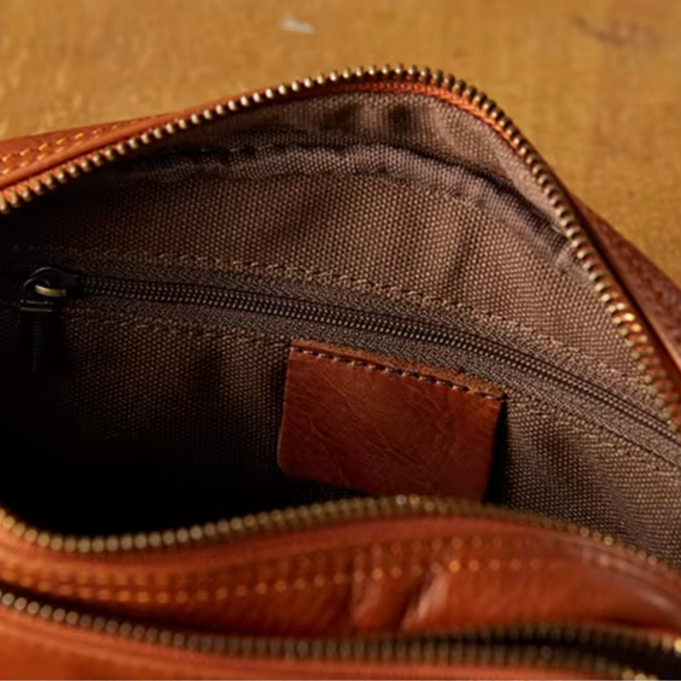 Milo | Retro Genuine Leather Crossbody Sling Bag