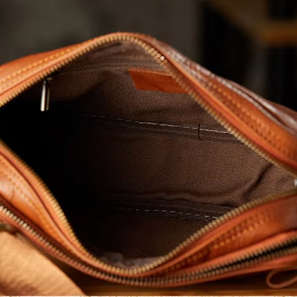 Milo | Retro Genuine Leather Crossbody Sling Bag