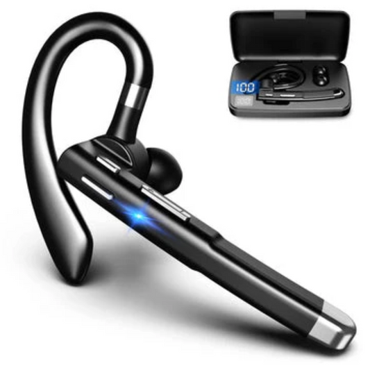 RoadMic Pro – Wireless Bluetooth 5.1 Headset with Dual Mic & Noise Cancellation for Calls and Work