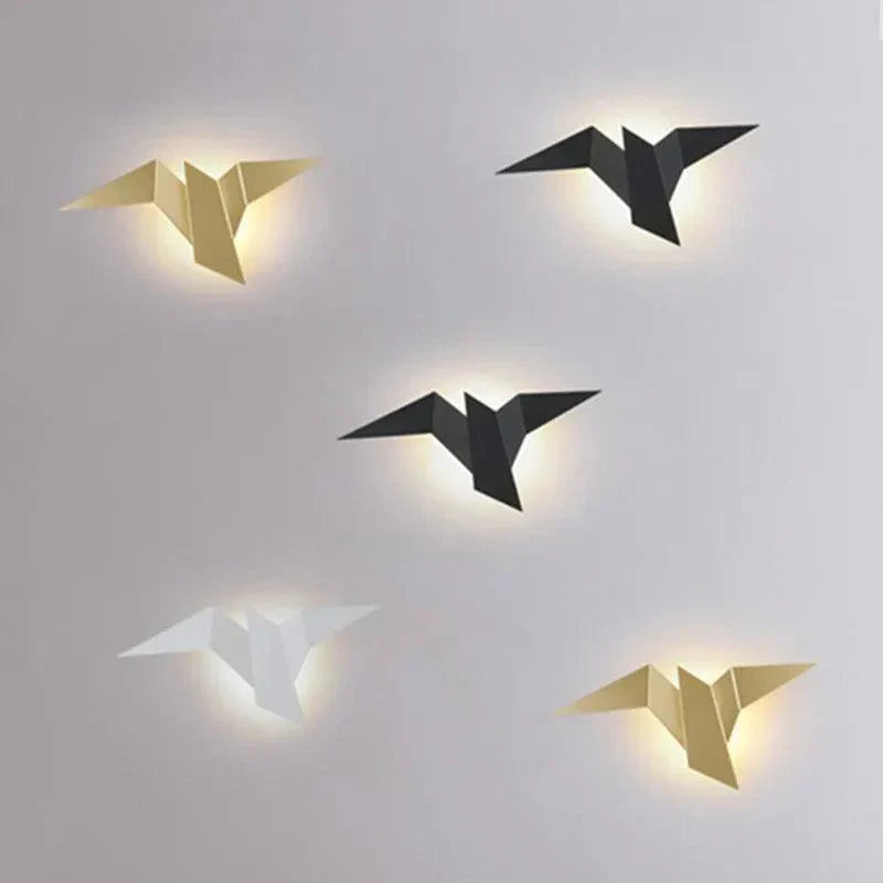 Nordic LED Bird Wall Lamp | Modern Wall Lighting for Bedroom, Staircase & Home Decor