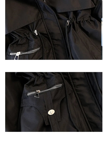 Cloe - Down Jacket for Women with Detachable Collar