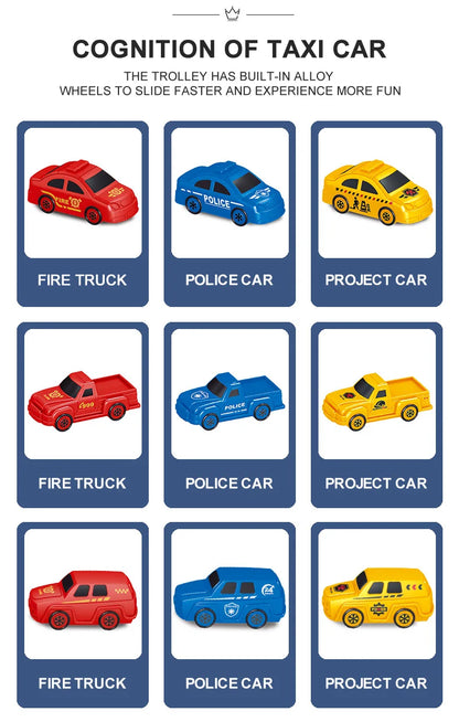 FirePark Garage Playset – Multi-Level Fire Station with Fire Trucks & Traffic Signs for Adventurous Kids