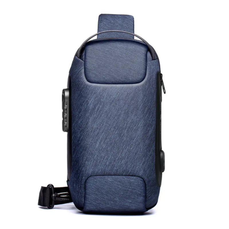 Leo Large Anti-Theft Travel Crossbody Bag – Water-Resistant Secure Shoulder Bag for Men & Women