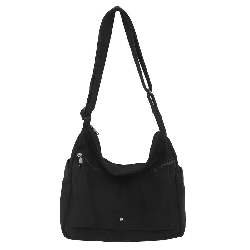 CrossStream – Stylish Canvas Messenger Shoulder Sling Bag for Everyday Use
