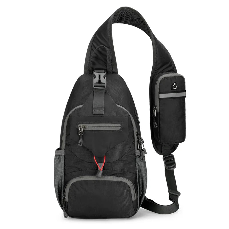 SecurePack | Anti-Theft Waterproof Multi-Pocket Shoulder Backpack – Lightweight Crossbody Travel Bag