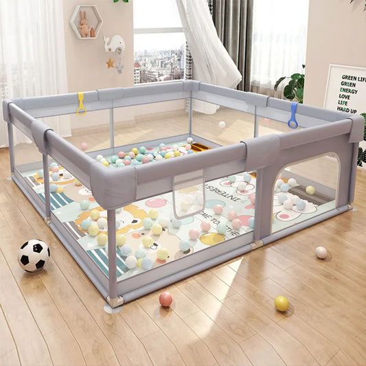 KiddoSpace | Large Baby & Toddler Playpen – Safe Indoor & Outdoor Play Area with Soft Panels