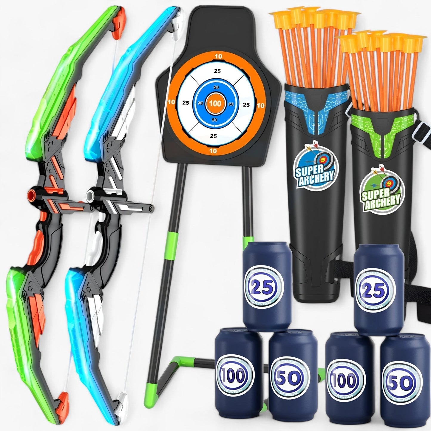 Zaido Kids Adventure Bow & Arrow Set – Outdoor Archery Toy Kit