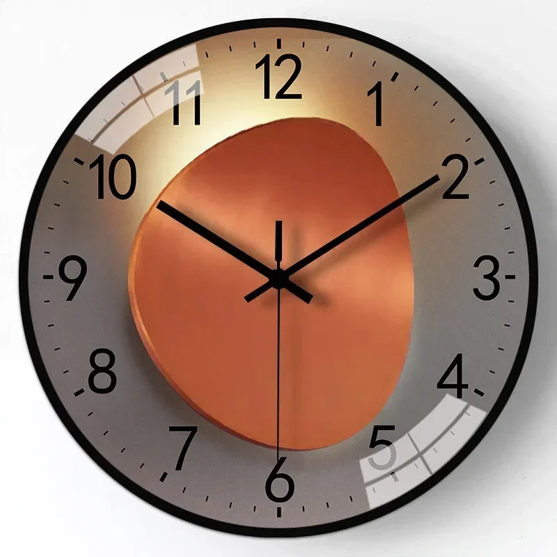 Silent Classic Wall Clock | Non-Ticking Elegant Timepiece for Bedroom & Office
