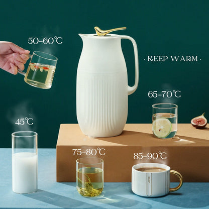 ThermoMax | Large Minimalist Insulated Stainless Steel Bottle – Double Wall Thermal Flask