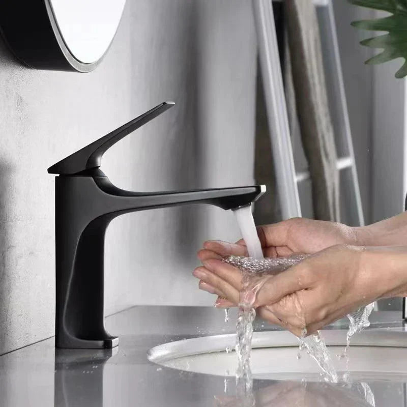 Elegant Bathroom Tap – Single Lever Mixer with Timeless Chrome Finish