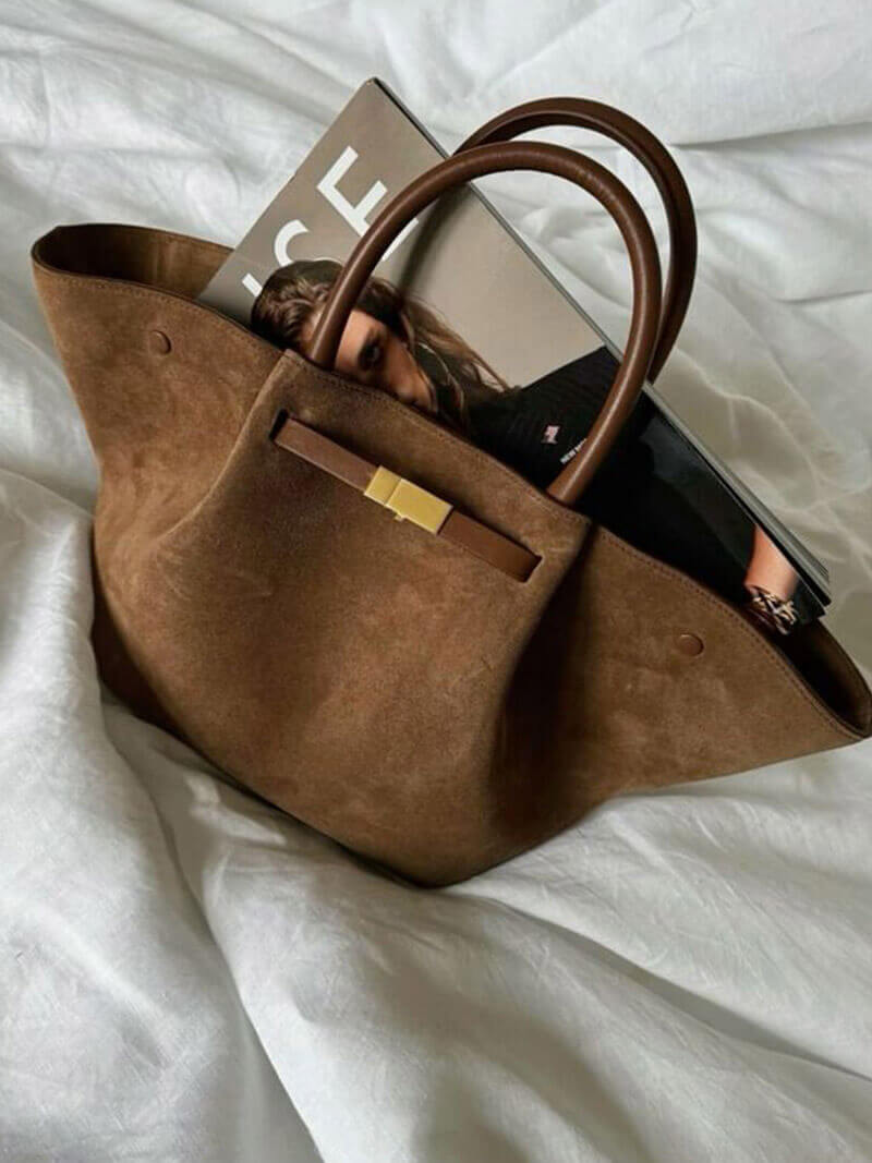 Hedwig | Modern Women’s Suede Handbag – Elegant, Versatile & Timeless