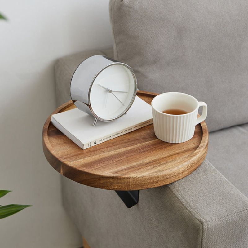 Nero – Adjustable Wooden Sofa Armrest Tray | Modern Sofa Arm Table