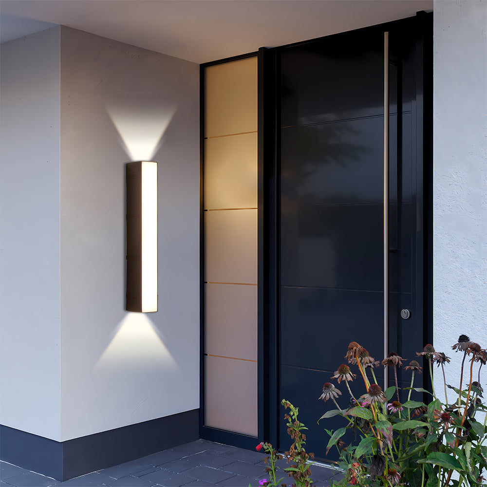 Ultra-Bright Outdoor LED Wall Light – Modern Waterproof Up & Down Design for Garden, Patio & Entryways
