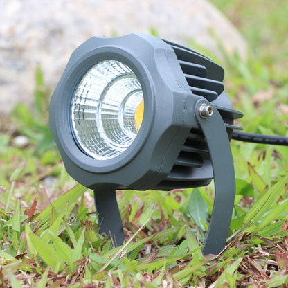 COB LED Outdoor Floodlight – Waterproof Adjustable Spotlight for Gardens, Billboards & Exterior Lighting (7 Colours, 20W)