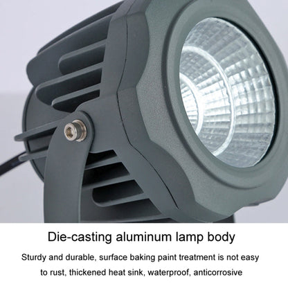 COB LED Outdoor Floodlight – Waterproof Adjustable Spotlight for Gardens, Billboards & Exterior Lighting (7 Colours, 20W)